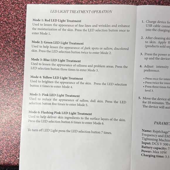 LED Radio Frequency and EMS Skin Tightening Machine - Picture 3 of 3